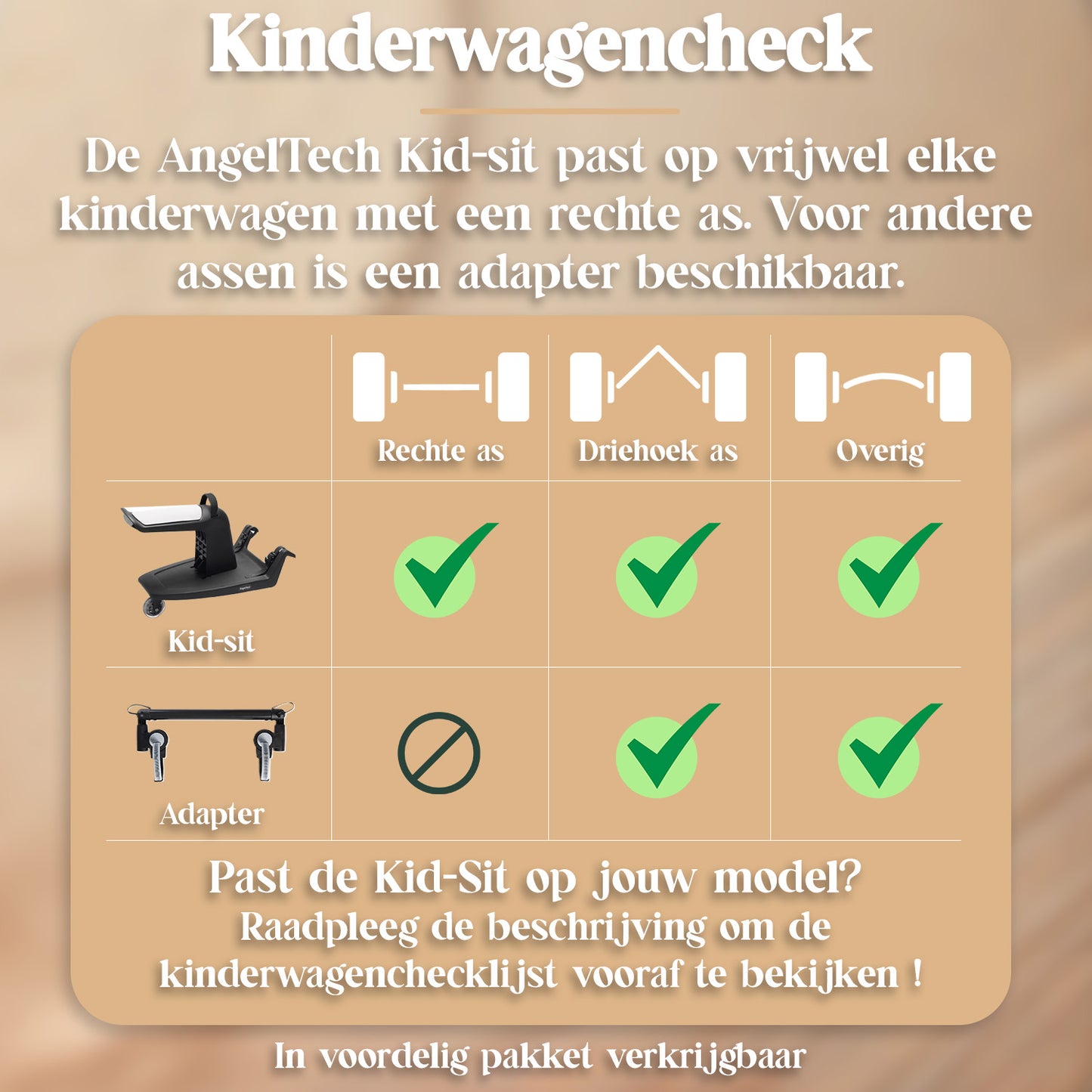 Kid Sit Meerijdplankje Adapter