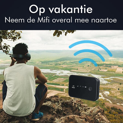 CS Global Mifi Router – Wereldwijde Dekking – 4G - Router Wifi – 15 Apparaten