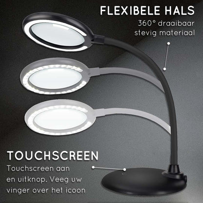 Loeplamp met LED Verlichting Oplaadbaar