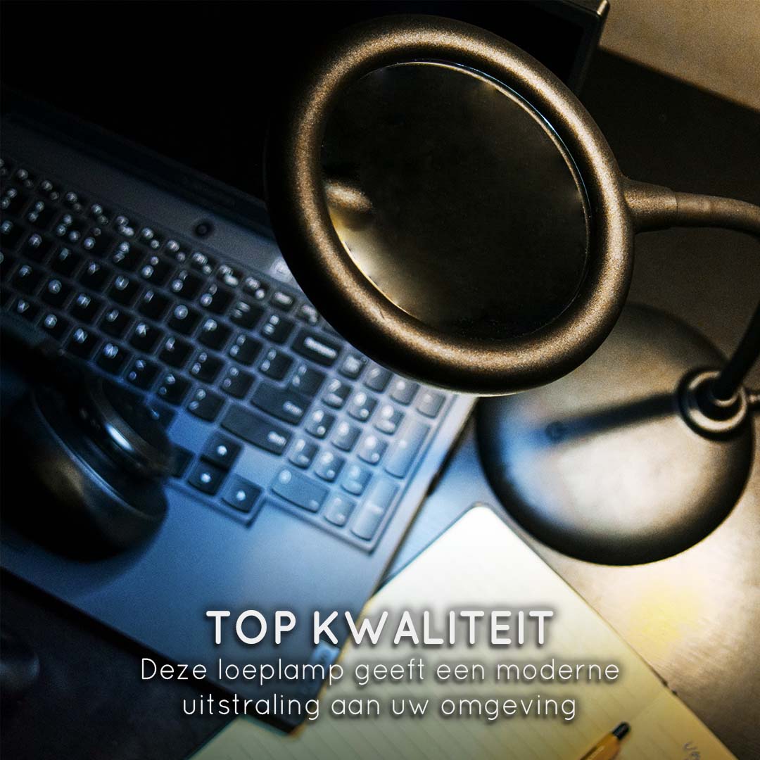 Loeplamp met LED Verlichting Oplaadbaar
