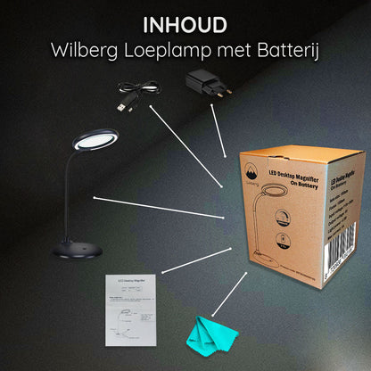 Loeplamp met LED Verlichting Oplaadbaar