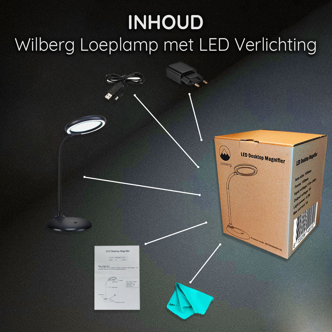 Loeplamp met LED Verlichting