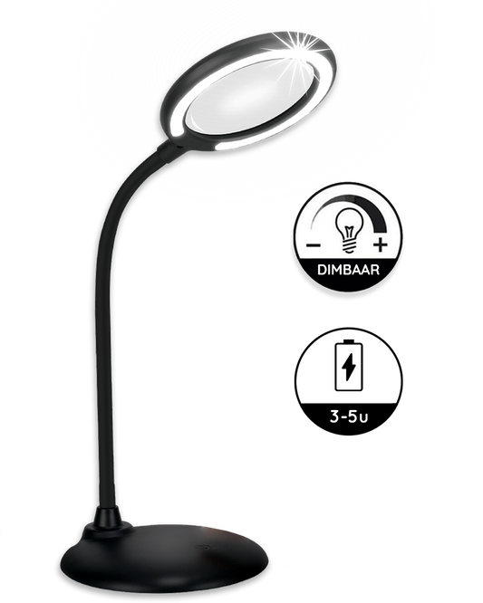 Loeplamp met LED Verlichting Oplaadbaar