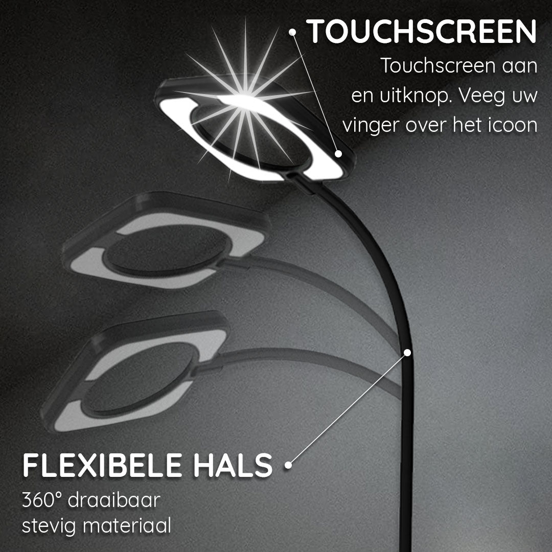 Loeplamp Vloerstatief met LED Verlichting