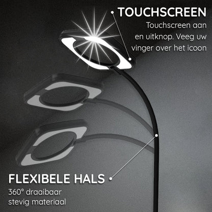 Loeplamp Vloerstatief met LED Verlichting