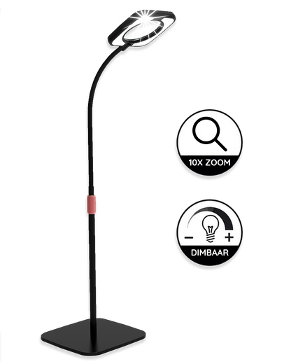 Loeplamp Vloerstatief met LED Verlichting