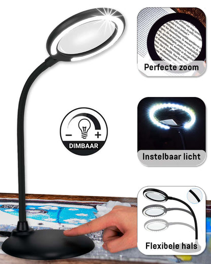 Loeplamp met LED Verlichting